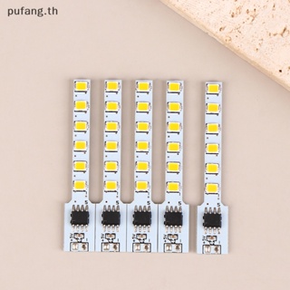 Pufang บอร์ดไดโอดไฟแฟลช LED PCB อุปกรณ์เสริม สําหรับตกแต่ง DIY 5 ชิ้น