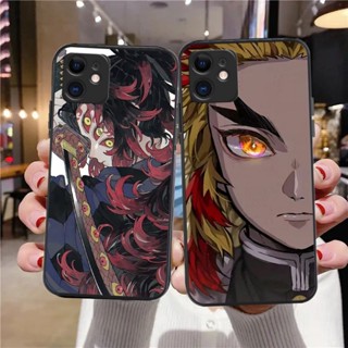 เคสโทรศัพท์มือถือ แบบนิ่ม ผิวด้าน ลาย Demon Slayer Rengoku Kyoujurou Kokushibou สําหรับ Xiaomi Redmi Note 11 10 10S 11S 7 8 12 Pro 9 9S Redmi A1 12C 10 10C 9 9A 9C 9T 10S K40 K20 POCO F3