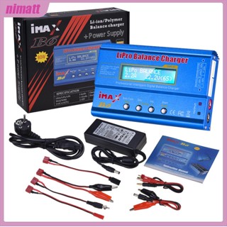 Ni iMAX B6 เครื่องชาร์จแบตเตอรี่ดิจิทัล 80W 6A Lipo NiMh Li-ion Ni-Cd สําหรับรถบังคับ