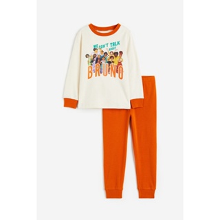 H&amp;M ชุดนอนลายพิมพ์ Boy Printed pyjamas 0785904_4