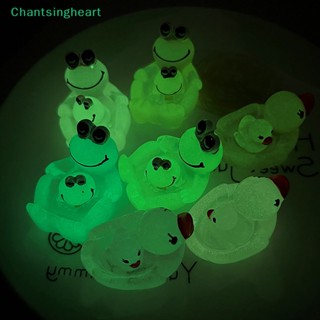 &lt;Chantsingheart&gt; ชุดโคมไฟกลางคืน รูปเป็ด และกบ 3D แฮนด์เมด DIY อุปกรณ์เสริม สําหรับตกแต่งรถยนต์ ลดราคา 1 ชุด