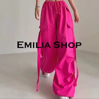 EMILIA SHOP  กางเกงขายาว กางเกงขายาวผู้หญิง สไตล์เกาหลี  สวย Comfortable ทันสมัย Beautiful A90M02O 36Z230909