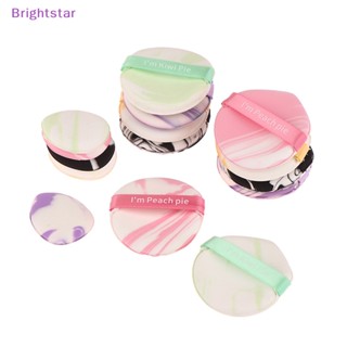 Brightstar ใหม่ พัฟฟองน้ํา ขนนิ่ม พร้อมกล่อง สําหรับแต่งหน้า 4 ชิ้น