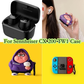 【Case Home】เคสหูฟัง แบบนิ่ม ลายการ์ตูน สําหรับ Sennheiser CX 200 TW1 Sennheiser CX 200 TW1