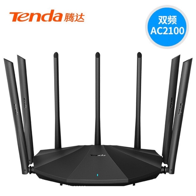 Tenda AC23/AC20 AC2100เราเตอร์6dBi 7เสาอากาศ Wifi Repeater 2.4Ghz 5GHz Dual Band รองรับ Windows10 Ma