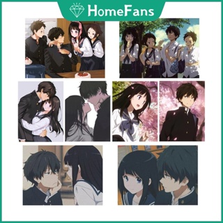 【HF】Hyouka ภาพวาดปักเพชร ลายอนิเมะญี่ปุ่น 5D ขนาด 30x40 ซม. 40x50 ซม. สําหรับผู้ใหญ่ และเด็ก ตกแต่งบ้าน DIY