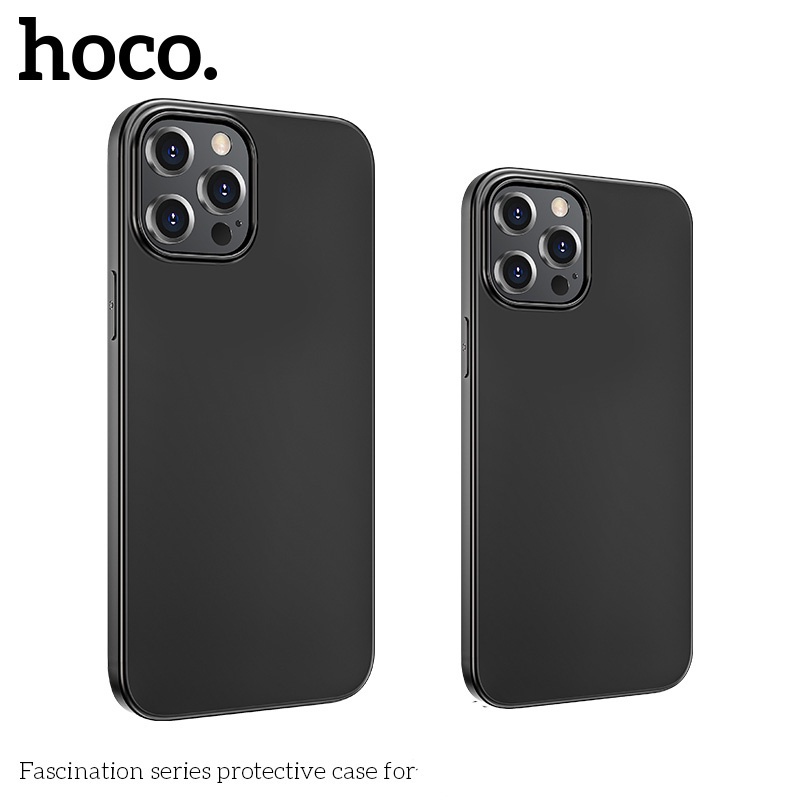 ส่งจากไทย เคสมือถือHoco Case TPU เคสนิ่ม เคสดำ สำหรับ i12pro max,i11,11pro max,Xs max,Xr,Xs,X 14pro max,i13 เคสกันกระแทก