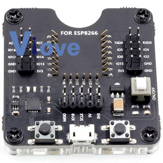 โมดูลทดสอบดาวน์โหลด PCB ESP8266 รองรับ ESP-12S ESP-07S