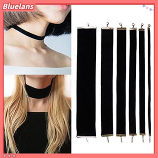 【 Bluelans 】สร้อยคอโชคเกอร์ กํามะหยี่ สีดํา สไตล์โกธิค เรโทร เรียบง่าย ของขวัญคริสต์มาส สําหรับผู้หญิง