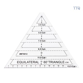 Yys ไม้บรรทัด ทรงสามเหลี่ยม แฮนด์เมด อุปกรณ์เสริม สําหรับเย็บผ้า ผู้หญิง ผู้ใหญ่