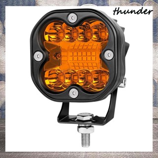 Thunder ไฟตัดหมอก Led 160w 3500k 16000lm 12v-24v สีเหลืองอําพัน ขนาด 3 นิ้ว