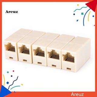 Are อะแดปเตอร์ปลั๊กเชื่อมต่อเครือข่ายอีเธอร์เน็ต LAN RJ45 5 ชิ้น