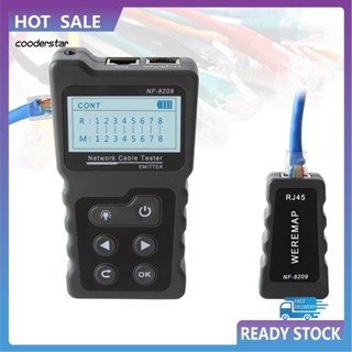 Cood เครื่องตรวจสอบสายไฟ ABS POE หน้าจอ LCD สําหรับติดตามอีเธอร์เน็ต LAN