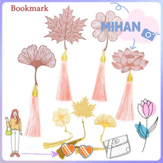 Mihan ที่คั่นหนังสือโลหะสไตล์จีนประดับพู่