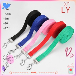 LY Colorful Lead Strap Flexible Traction Rope Dog Leash Fashion Dogs Cats Nylon Belt Pet Supply Puppy Collar Walking Training/Multicolor