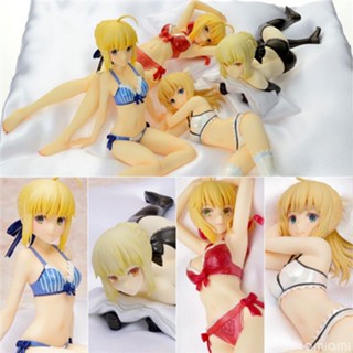 ฟิกเกอร์การ์ตูนอนิเมะ My King Saber Fate stay night Nero ชุดว่ายน้ํา ชุดชั้นใน