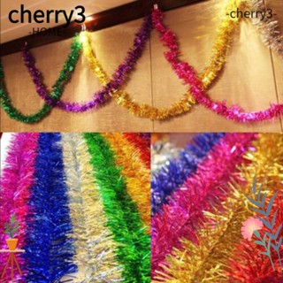 Cherry3 พวงมาลัยคริสต์มาส แบบหนา สําหรับตกแต่งงานแต่งงาน 3 ชิ้น