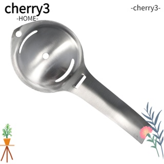 Cherry3 ที่แยกไข่ขาว สเตนเลส ทําความสะอาดง่าย ไม่ลื่นหลุดง่าย สําหรับทําเบเกอรี่