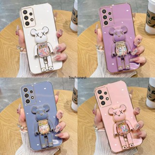 เคส Samsung Galaxy A72 เคส Samsung S21 Ultra เคส Samsung Note 10 Lite Casing Samsung S21 Plus Case Samsung S20 FE Case Silicone Cartoon Anime Cute Kaws Bear Stand Phone Cover Cassing Cases Case TX โทรศัพท์มือถือ ซิลิโคน ลายการ์ตูนหมีน่ารัก