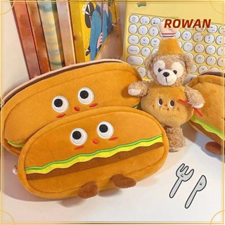 ROWANS กระเป๋าดินสอ รูปแฮมเบอร์เกอร์ จุของได้เยอะ แบบสร้างสรรค์