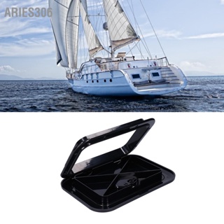 Aries306 เรือเดินทะเล Deck Access Hatch Inspection Cover ฝาครอบป้องกันรังสีอัลตราไวโอเลตสีดำ 14.75x10.6in