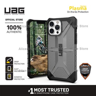 Uag เคสโทรศัพท์มือถือ ลายพลาสม่า สีเทาเข้ม สําหรับ iPhone 13 Pro Max 13 Mini