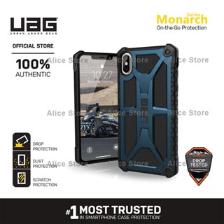 Uag เคสโทรศัพท์มือถือ กันตก ลายทหาร สีน้ําเงินกรมท่า สําหรับ iPhone XS MAX iPhone X XS XR