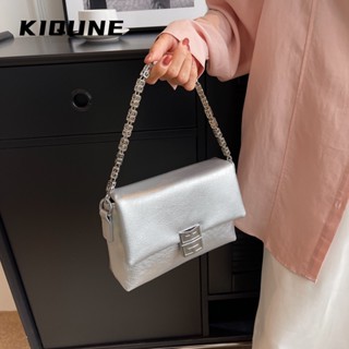 KIQUNE   กระเป๋าสะพาย ข้าง กระเป๋าผู้หญิงสะพายข้าง 2023 new  สบาย สไตล์เกาหลี fashion Stylish L91TKV4 37Z230910