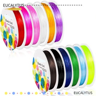 EUTUS เชือกยางยืด 8 มม. 12 สี สําหรับทําเครื่องประดับ สร้อยข้อมือ diy