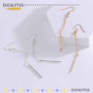 Eutus ต่างหูระย้า โลหะผสม สีทอง เครื่องประดับเงิน แฟชั่นสําหรับผู้หญิง