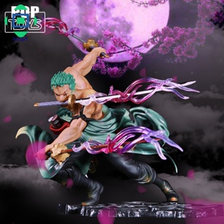 โมเดลฟิกเกอร์ One Piece Zoro Mito Stream Kimono สีดํา ของเล่นสําหรับเด็ก