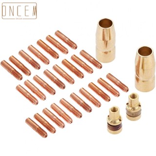 【ONCEMOREAGAIN】Professional Grade Replacement Kit Contact Tips Gas Nozzles Gas Diffuses