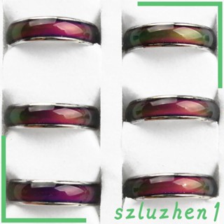 [Szluzhen1] แถบอารมณ์ เปลี่ยนสีตามอุณหภูมิ สําหรับเด็ก และผู้ใหญ่ 10 ชิ้น