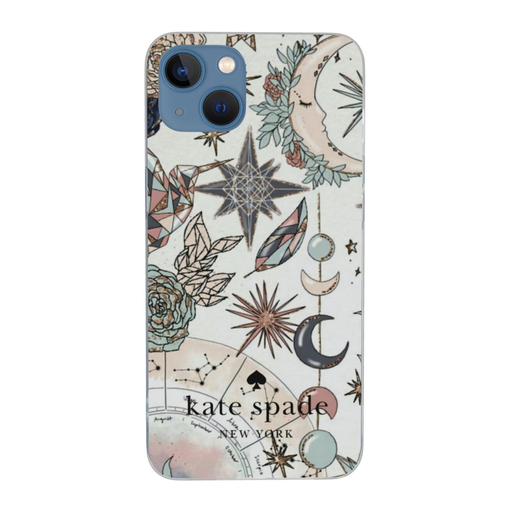 Kate Spade แฟชั่นเปลือกใสสไตล์คุณภาพสูงเคสโทรศัพท์สําหรับ IPhone 15 14 13 12 16 Pro Max X XR XS