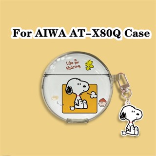 【Ĕĕ】เคสหูฟังนิ่ม แบบใส ลายการ์ตูน สําหรับ AIWA AT-X80Q AIWA AT-X80Q