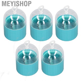 Meyishop Beauty Sponge Storage Box  Makeup Container Dustproof 5pcs Safe for Girls