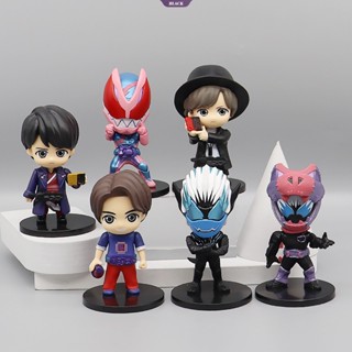 Pop Q Edition โมเดลฟิกเกอร์การ์ตูนอนิเมะ Masked Knight Kamen Rider Superman Gacha ของเล่นสําหรับเด็ก [BL]