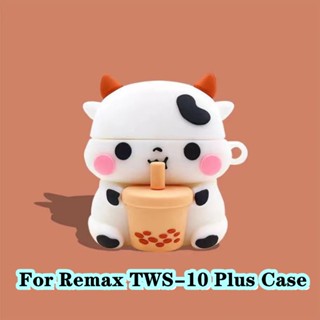 【ของแท้】เคสหูฟัง แบบนิ่ม ลายการ์ตูน สําหรับ Remax TWS-10 Plus Remax TWS-10 Plus NO.1