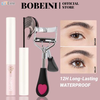 [COD] 2PC Set Matte Lip Glaze Waterproof Mascara Black Waterproof Eyeliner Eyebrow Pencil All-in-one Set ↑Eele