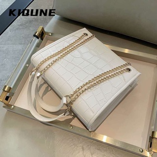 KIQUNE   กระเป๋าสะพาย ข้าง กระเป๋าผู้หญิงสะพายข้าง 2023 new  Unique Trendy Stylish fashion L91TMCO 37Z230910