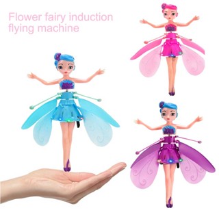 Mynazaa-Toys Induction Aircraft Sensor Flying Toys Kids Flying Fairy Toy Little Fairy Toys Induction Flying Hero