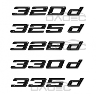 สติกเกอร์โลโก้ ABS ลายตัวอักษร 3D สําหรับติดตกแต่งรถยนต์ BMW 3 series 320d 325d 328d 330d 335d E46 E90 E91 F30 F31 F34 G20