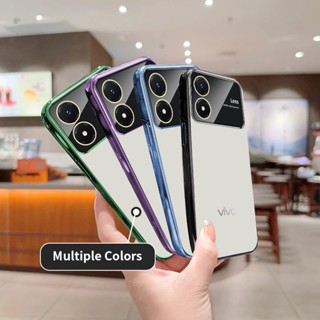 6D แฟชั่น สําหรับ OPPO Reno8T Reno8Z Reno7Z 5G Reno8 Reno7 Reno6 Reno5 Reno 8T 8Z 7Z 8 7 6 5 A78 A58 4G A98 5G เคสมือถือ Soft TPU Case เคสป้องกัน Luxury Big Camera Window เปลือกโปร่งใส เปลือกกันกระแทก ตัวเรือนชุบไฟฟ้า