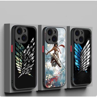 เคสโทรศัพท์มือถือแบบนิ่ม ลาย Attack On Titan SXB7 สําหรับ iPhone SE SE2 SE3 7 8 Plus XR XS Max 11 Pro Max