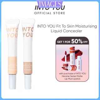 Into You Fit To Skin คอนซีลเลอร์เนื้อลิขวิด ให้ความชุ่มชื้น