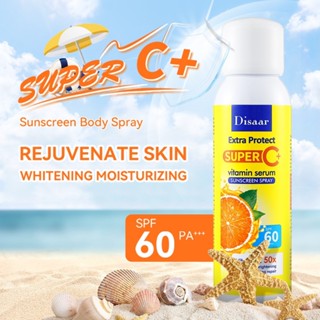 Disaar Extra Protect SUPERC+ ครีมกันแดด SPF60 PA+++ ซึมไว ไม่มัน ไม่อุดตัน สำหรับผิวแพ้ง่าย กันแดดทาหน้า กันแดดทาตัว ขนา