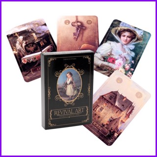 ไพ่ทาโรต์ ลายเกม Revivals Art Lenormand Oracle สําหรับครอบครัว 36 ชิ้น