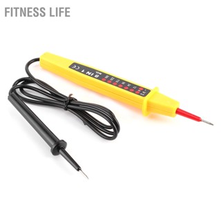  Fitness Life เครื่องทดสอบแรงดันไฟฟ้า 8 in 1 AC DC 6-380V เครื่องทดสอบเครื่องมือไฟฟ้ารถยนต์มัลติฟังก์ชั่นพร้อมไฟแสดงสถานะ