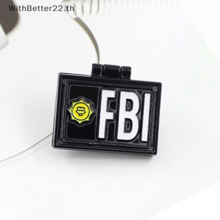 เข็มกลัด รูปสุนัขจิ้งจอก FBI SPECIAL AGENT I Simpson Spille X-Lime FBI Fox Mulder สไตล์พังก์ ของขวัญเครื่องประดับ