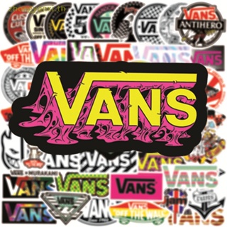 Yanxi สติกเกอร์ VANS กันน้ํา สําหรับติดตกแต่งแล็ปท็อป จักรยาน กระเป๋าเดินทาง สเก็ตบอร์ด รถยนต์ 50 ชิ้น